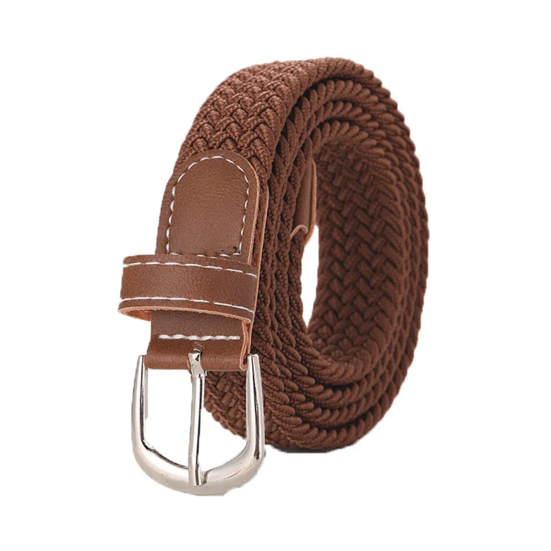 Stretchy Seamless Woven Denim Canvas Belt — image 8
