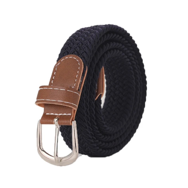 Stretchy Seamless Woven Denim Canvas Belt — image 10