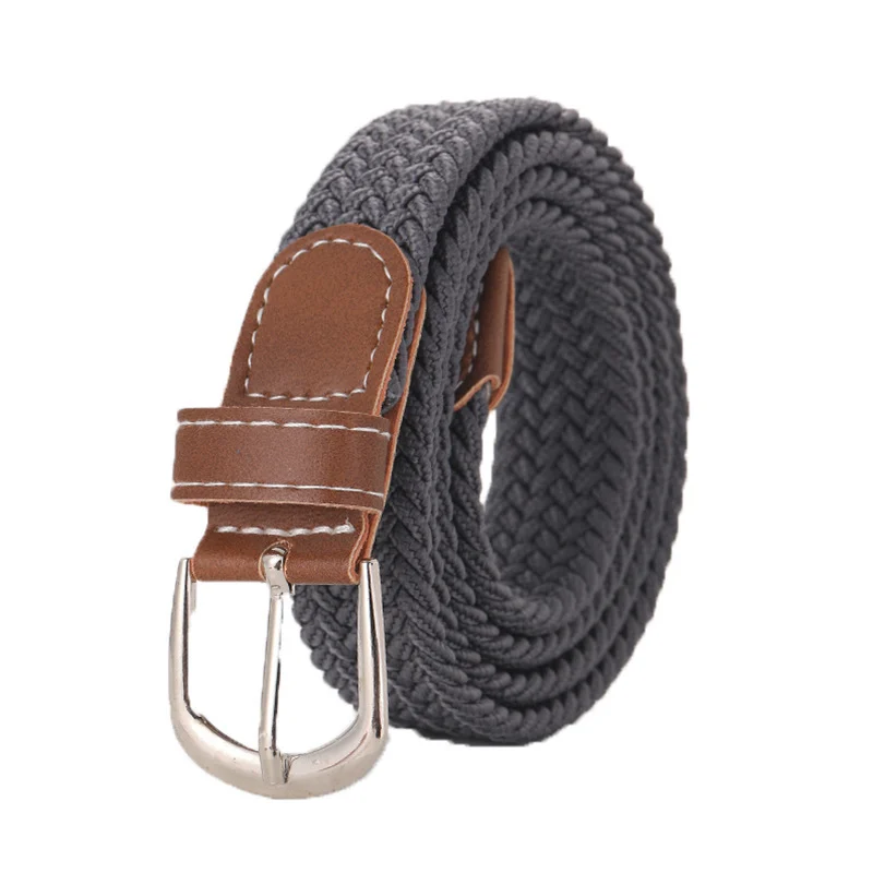Stretchy Seamless Woven Denim Canvas Belt — image 5