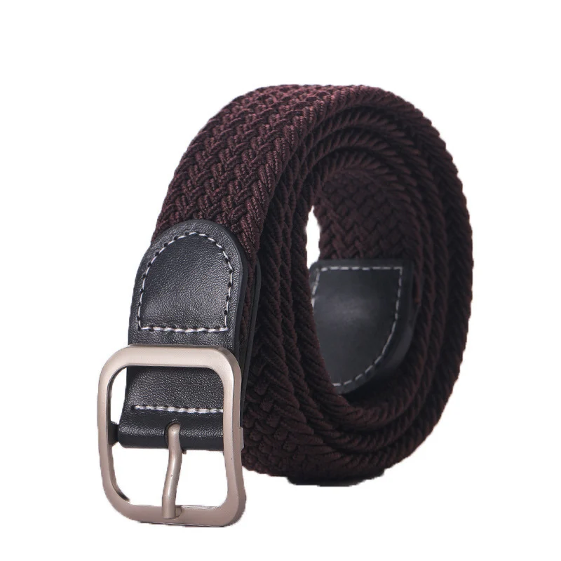 Stretchy Seamless Woven Denim Canvas Belt — image 6