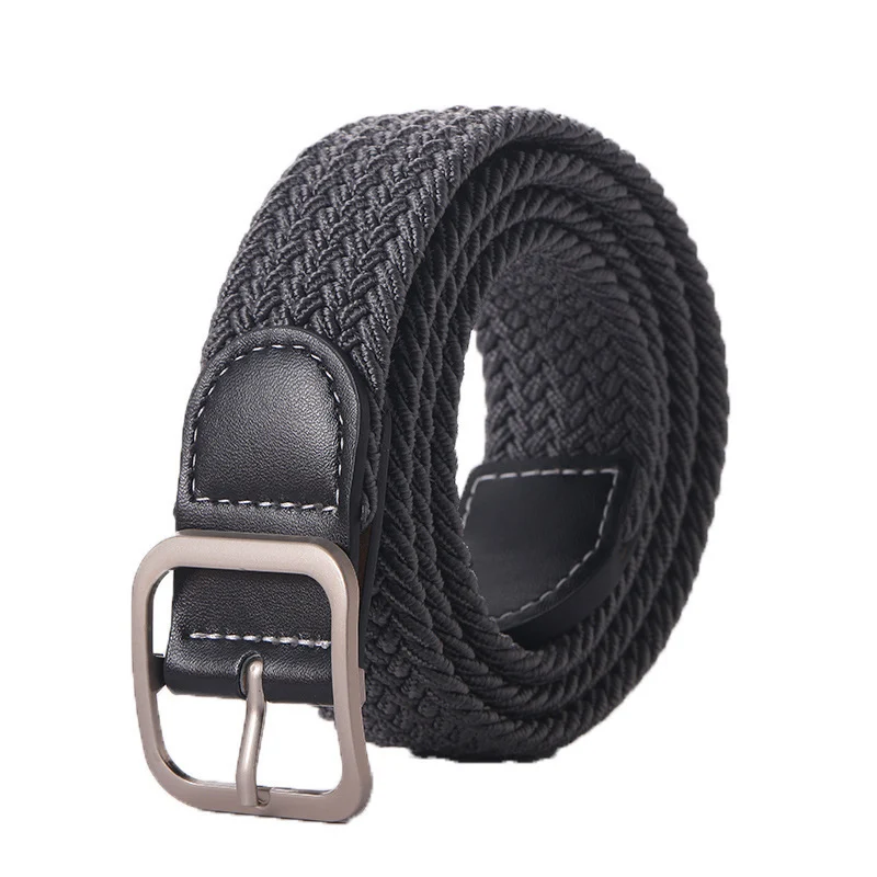 Stretchy Seamless Woven Denim Canvas Belt — image 7