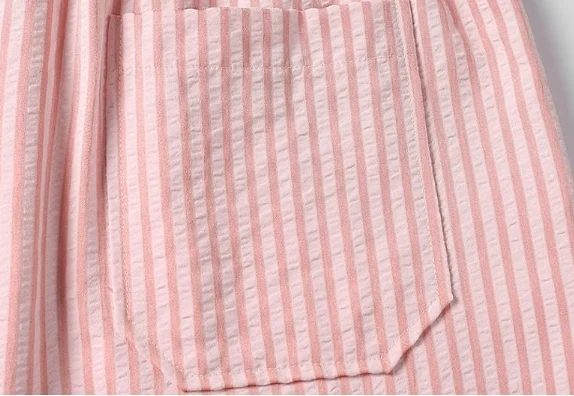 Striped Dachshund Casual Shorts For Men — image 4
