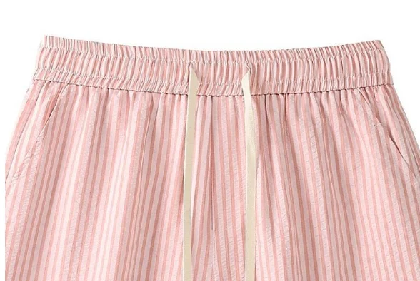 Striped Dachshund Casual Shorts For Men — image 2