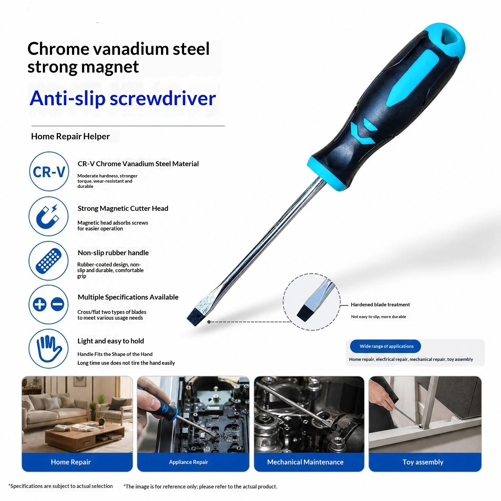 Strong Magnetic Anti-slip Screwdriver Chrome Vanadium Steel Material — image 4