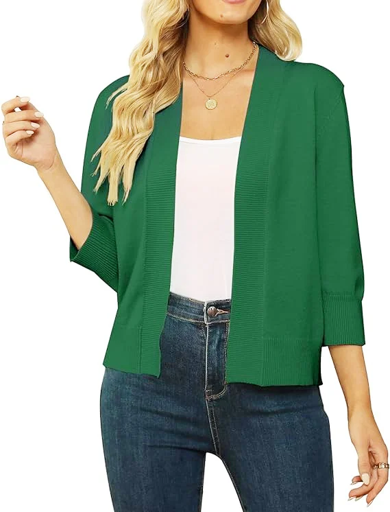 -style Knitted Cardigan — image 1