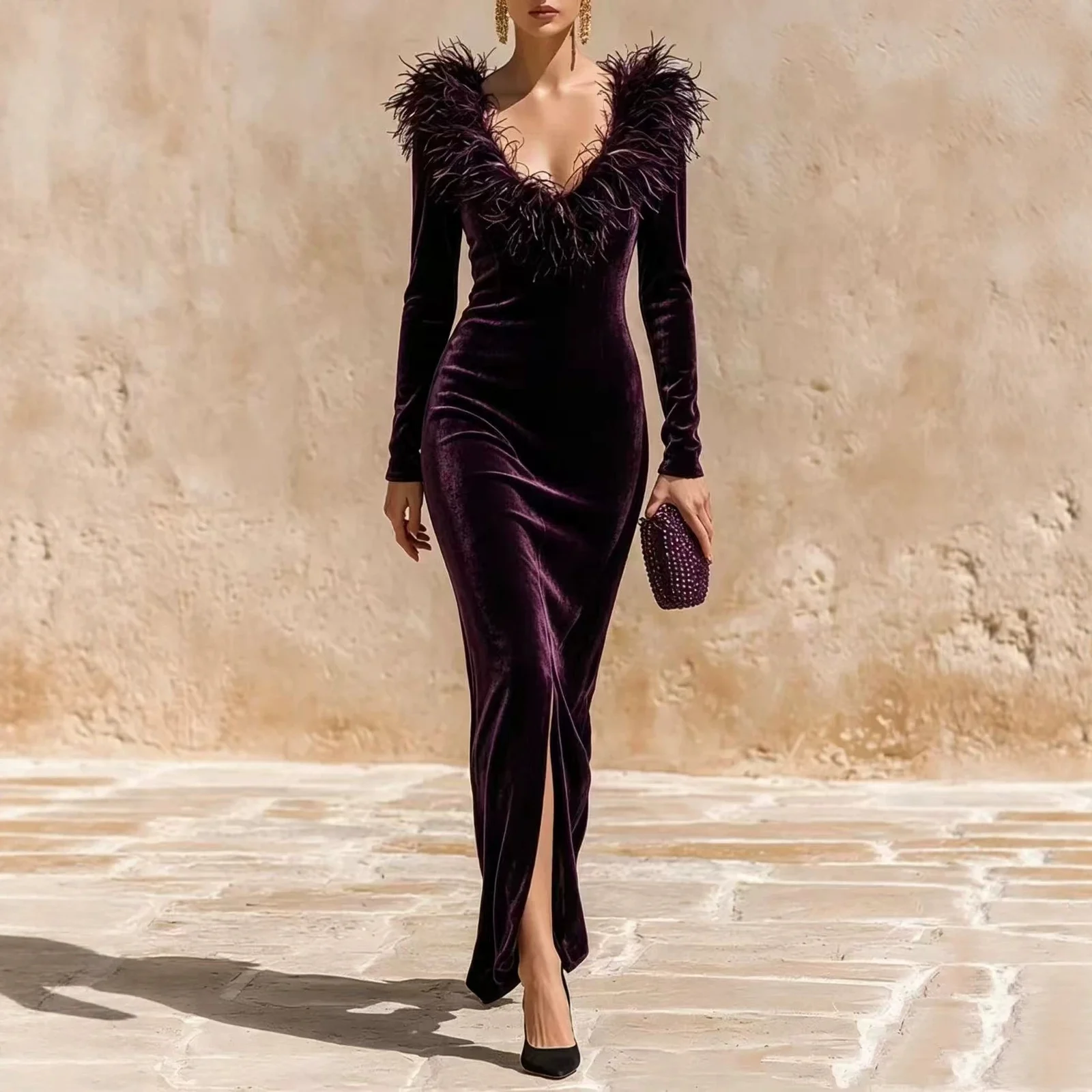 Stylish And Elegant Bodycon Party Banquet Dress — image 1