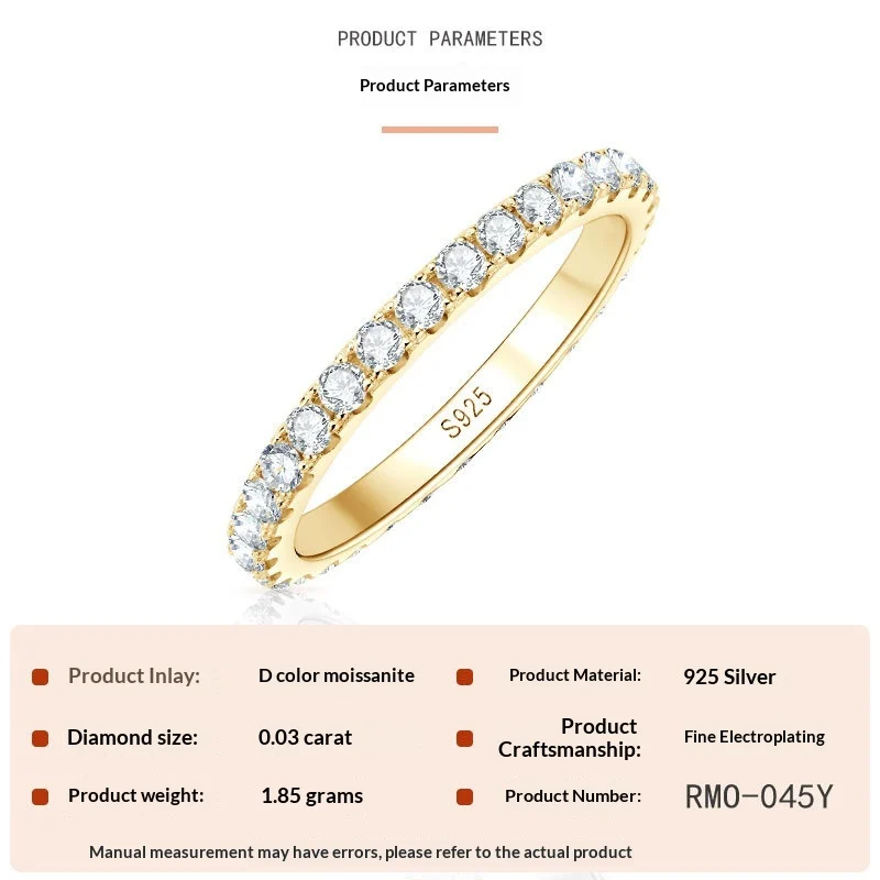 Stylish And Sophisticated Starry Moissanite Ring — image 3