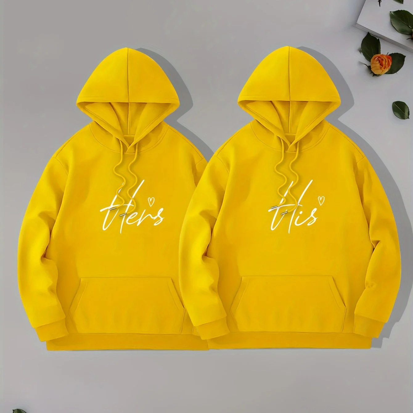 Stylish Casual Loose-fitting Unisex Hoodie For Couples — image 5