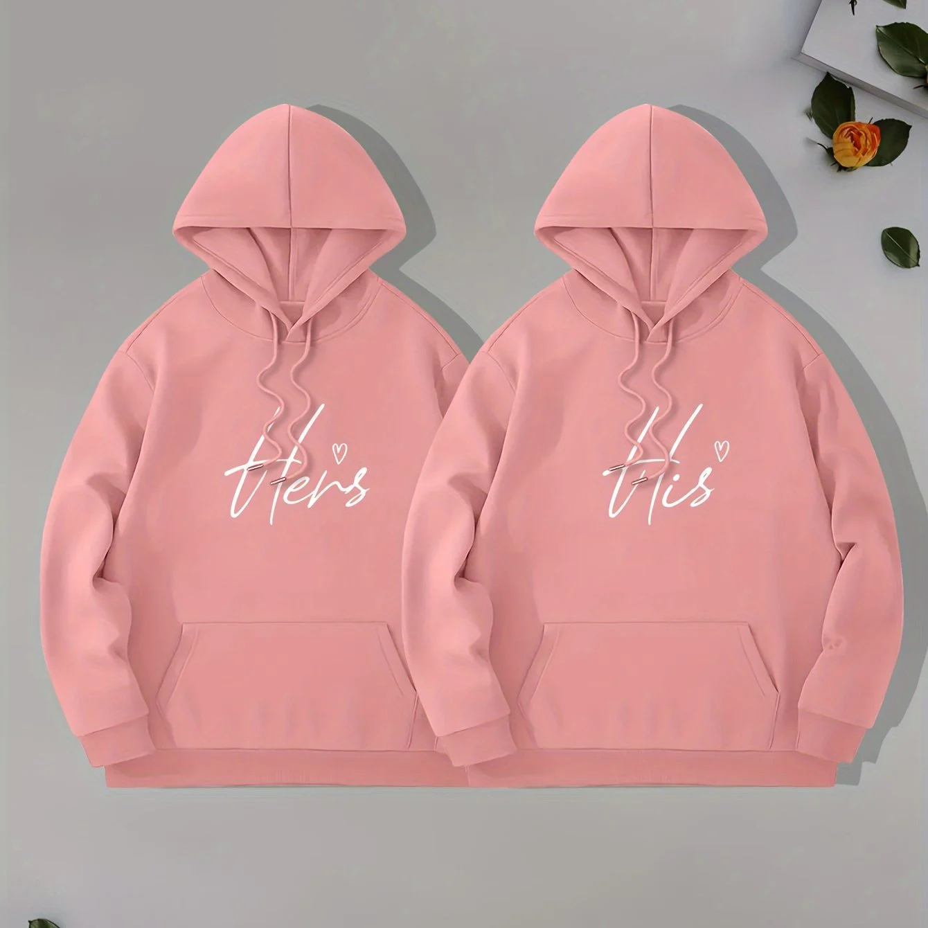 Stylish Casual Loose-fitting Unisex Hoodie For Couples — image 2