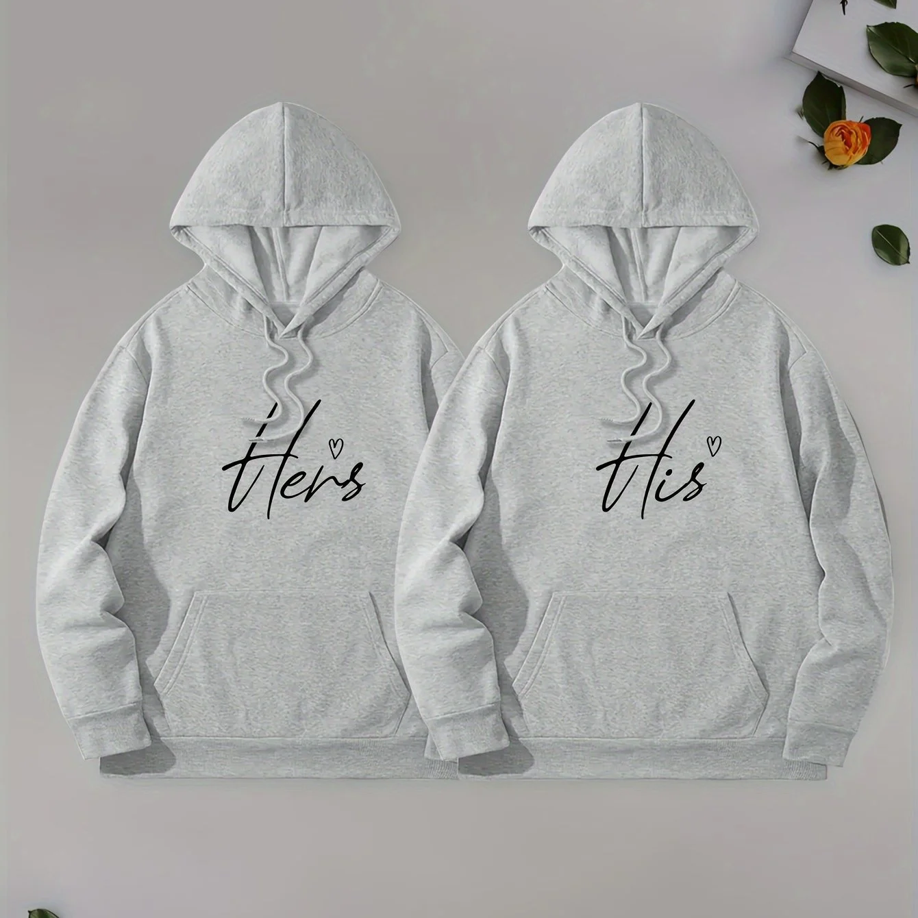 Stylish Casual Loose-fitting Unisex Hoodie For Couples — image 8