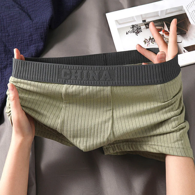 Summer-comfort Mid-rise Knitted Boxer Briefs — image 1