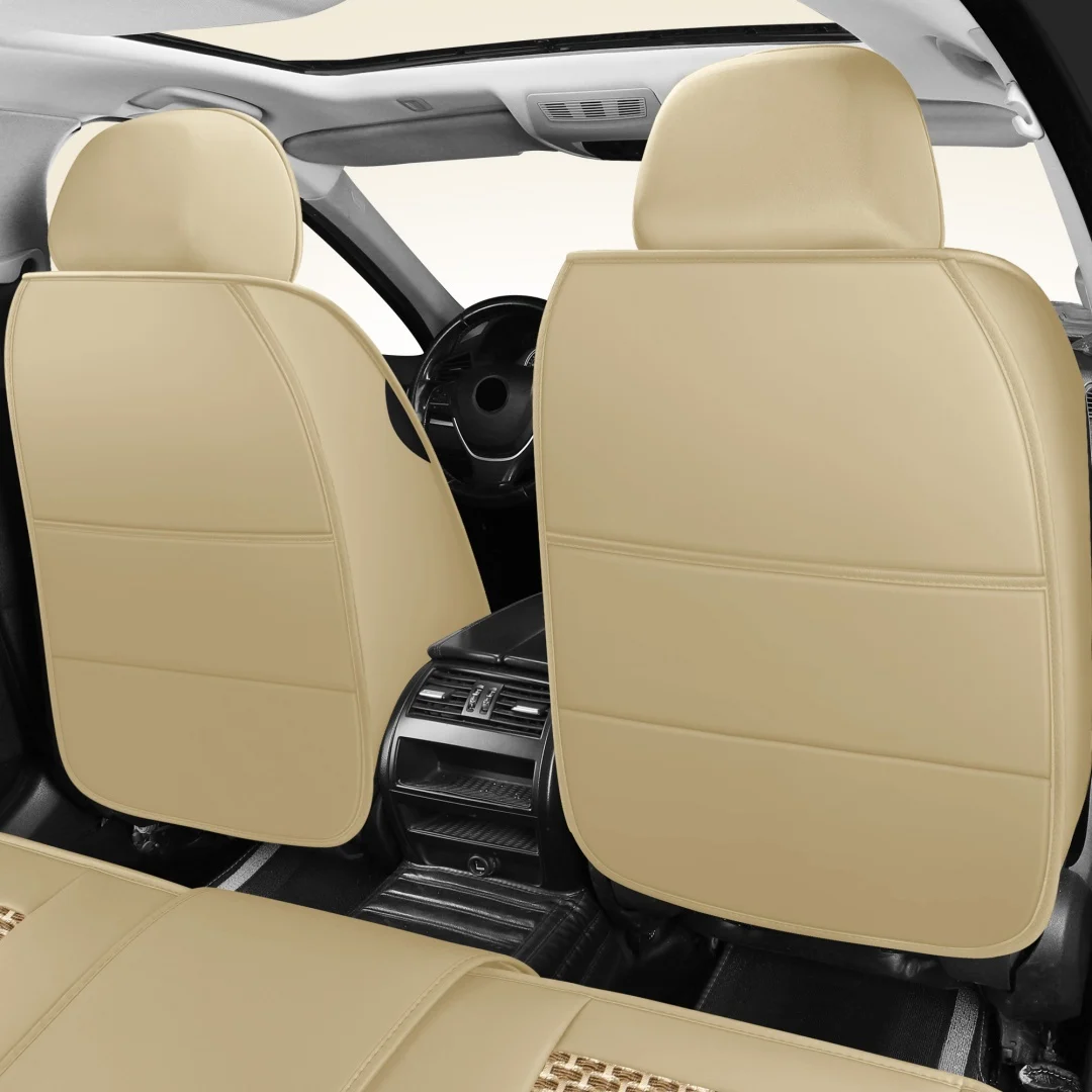 Summer Cool Ice Silk Breathable Car Seat Covers Full 5-seat Set Ergonomic Lumbar… — image 8