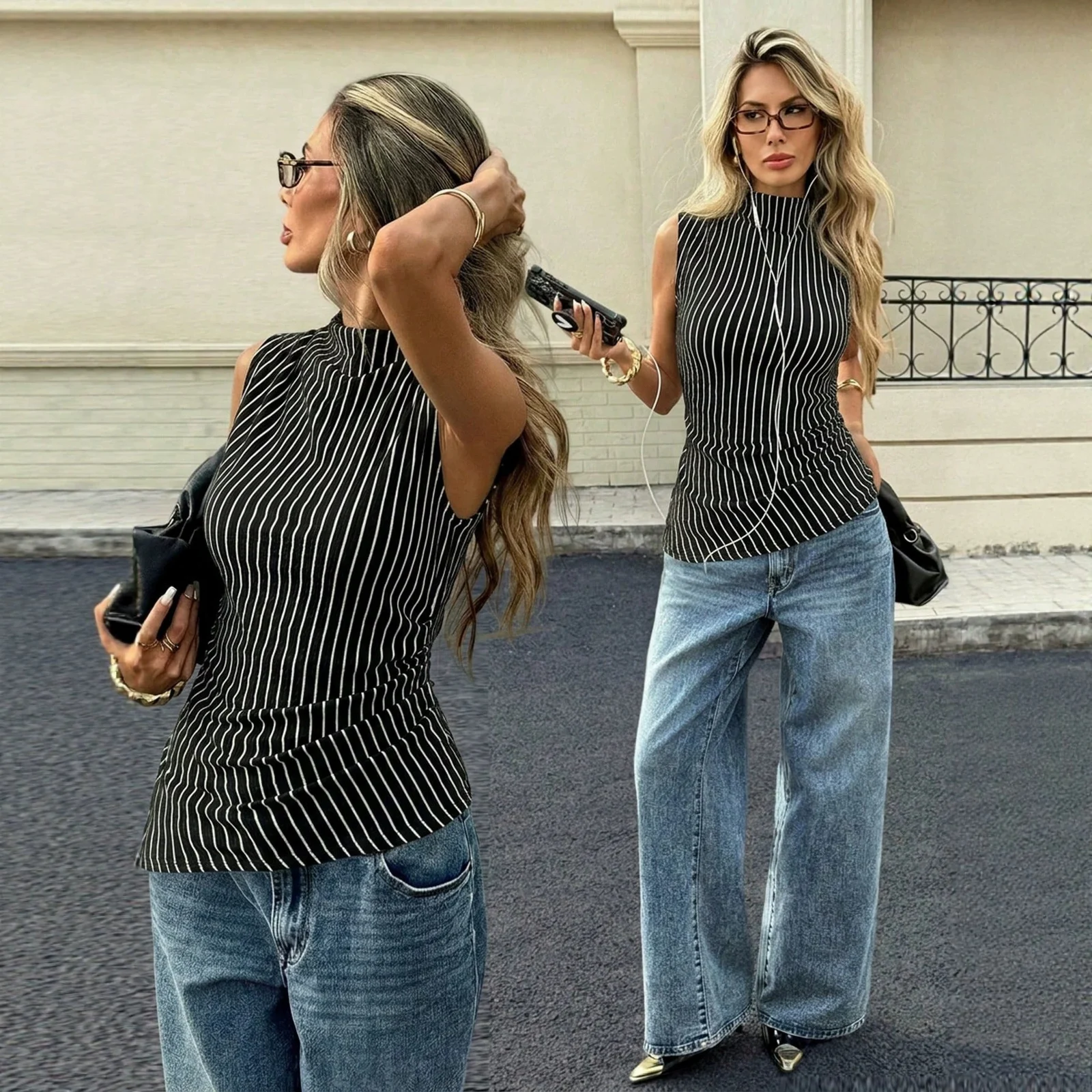 Summer Halter-neck Sleeveless Camisole Shirt — image 4