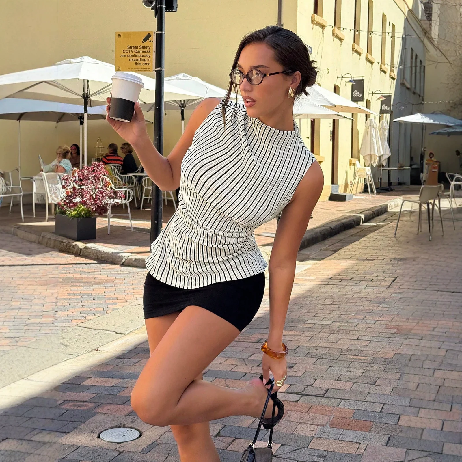 Summer Halter-neck Sleeveless Camisole Shirt — image 3