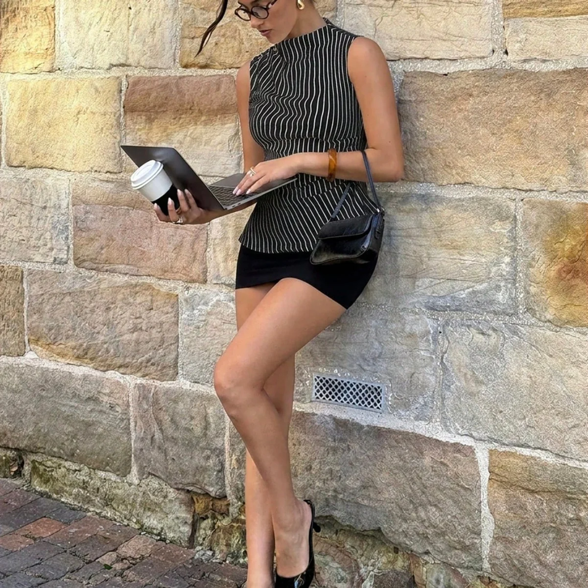 Summer Halter-neck Sleeveless Camisole Shirt — image 5