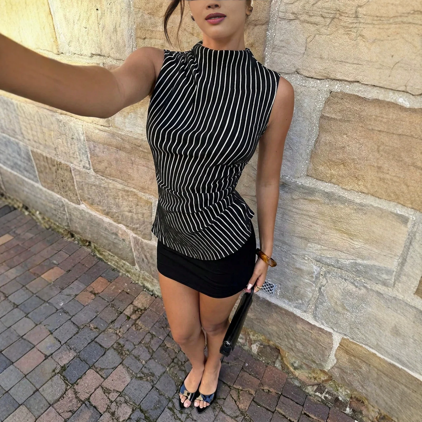 Summer Halter-neck Sleeveless Camisole Shirt — image 2