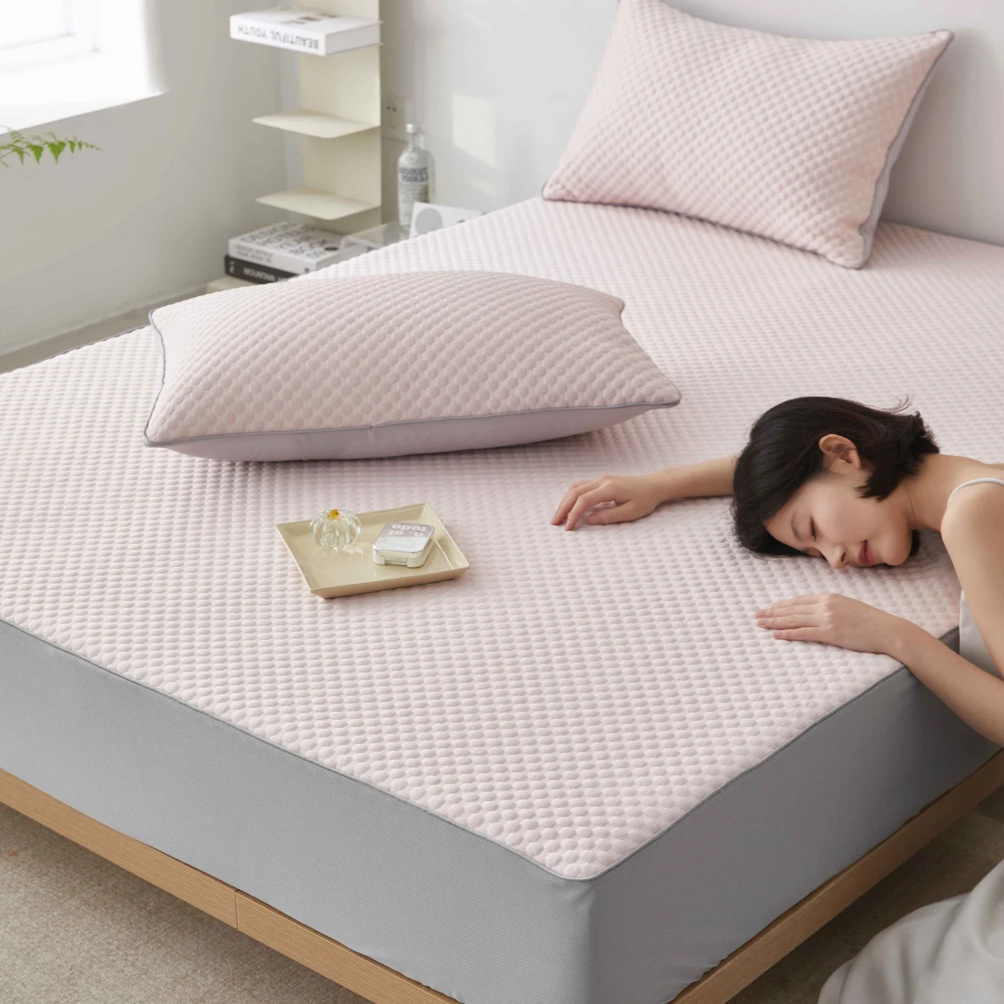 Summer Ice Silk Cooling Mat Pillowcase Set — image 3