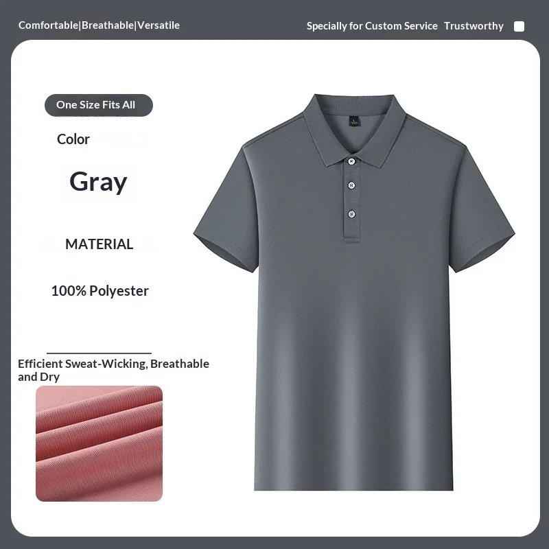 Summer Lapel Short-sleeve T-shirt — image 4