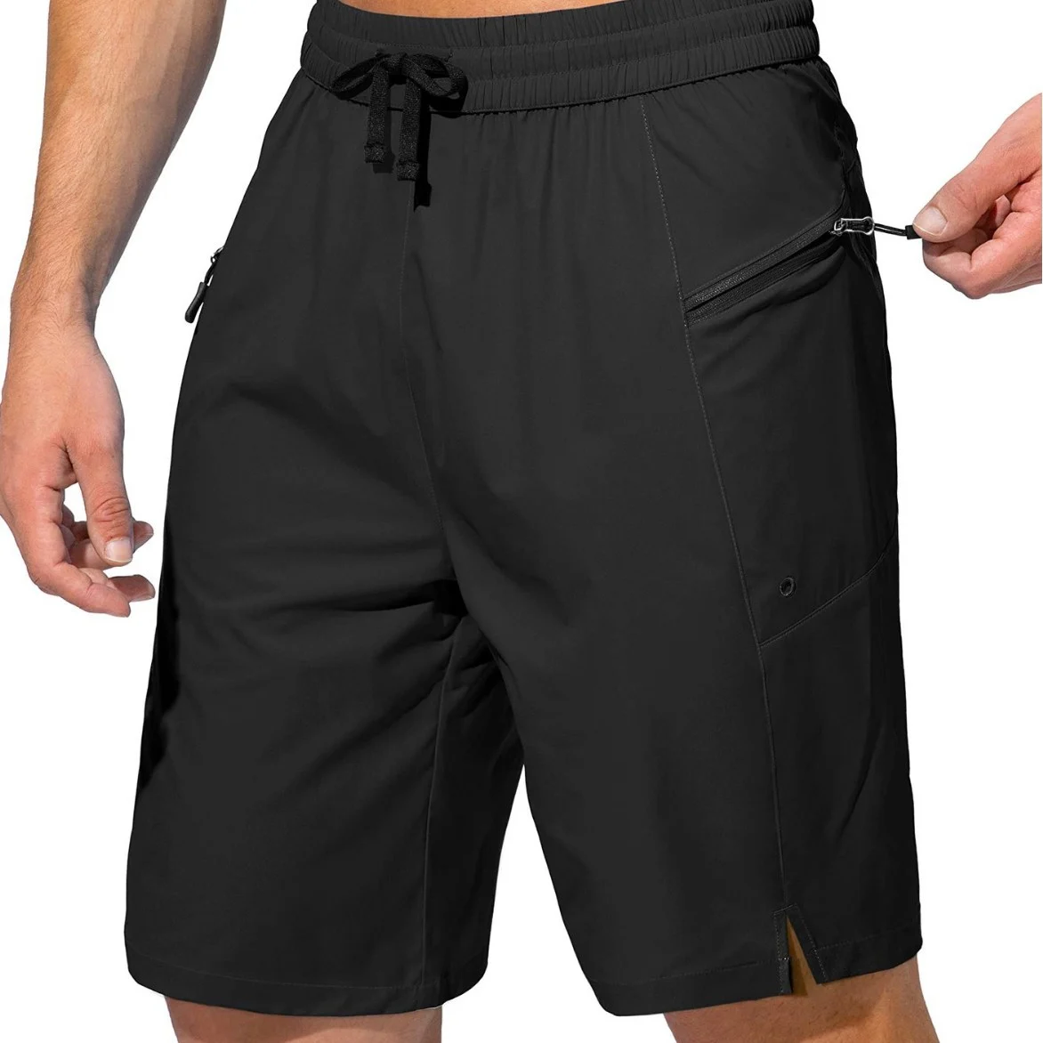 Summer Men's Beach Shorts Quick-drying Pocket Drawstring Loose Outdoor Leisure Fitness — image 3