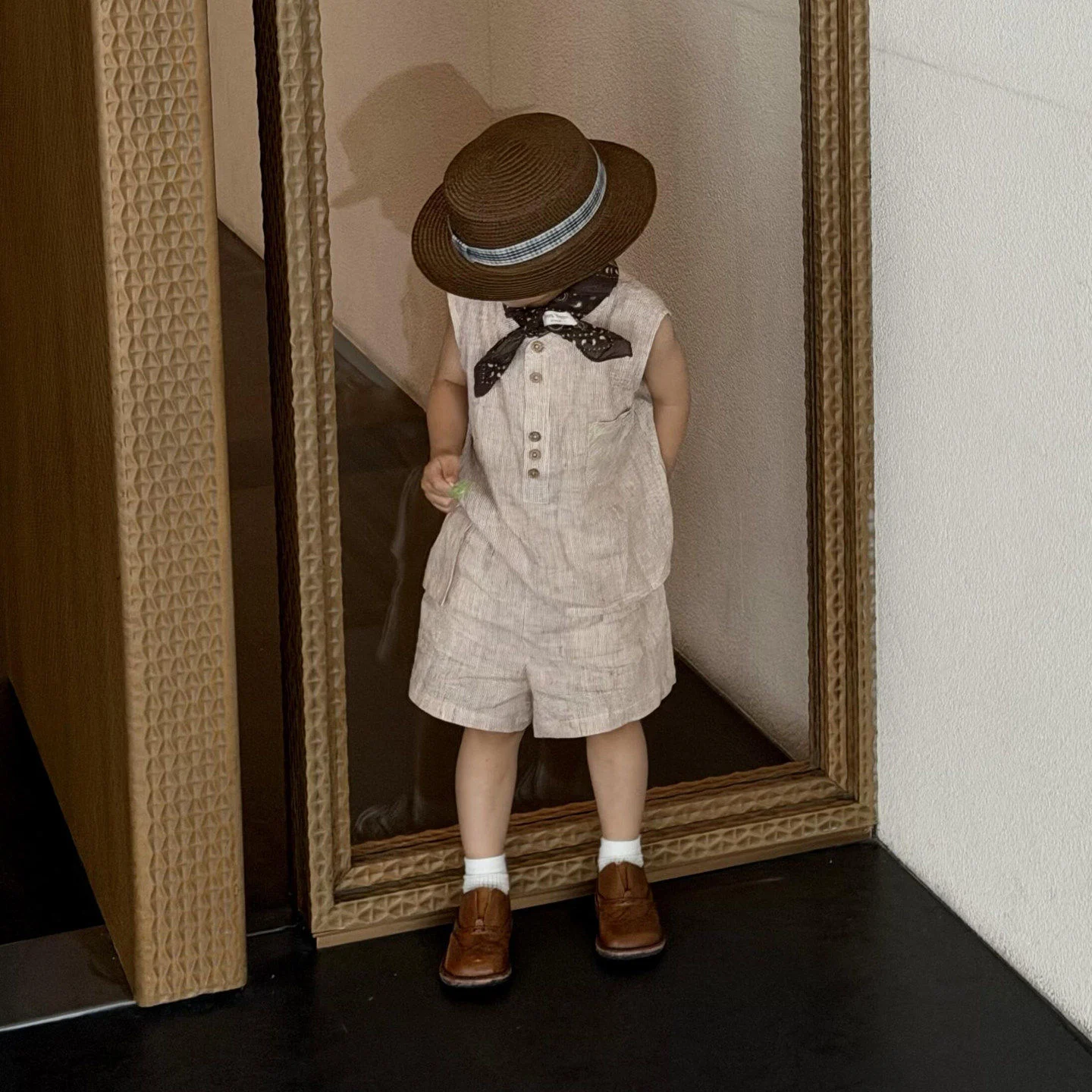Summer New Children's Fashionable Loose Casual Sleeveless Vest Baby All-match Shorts — image 3
