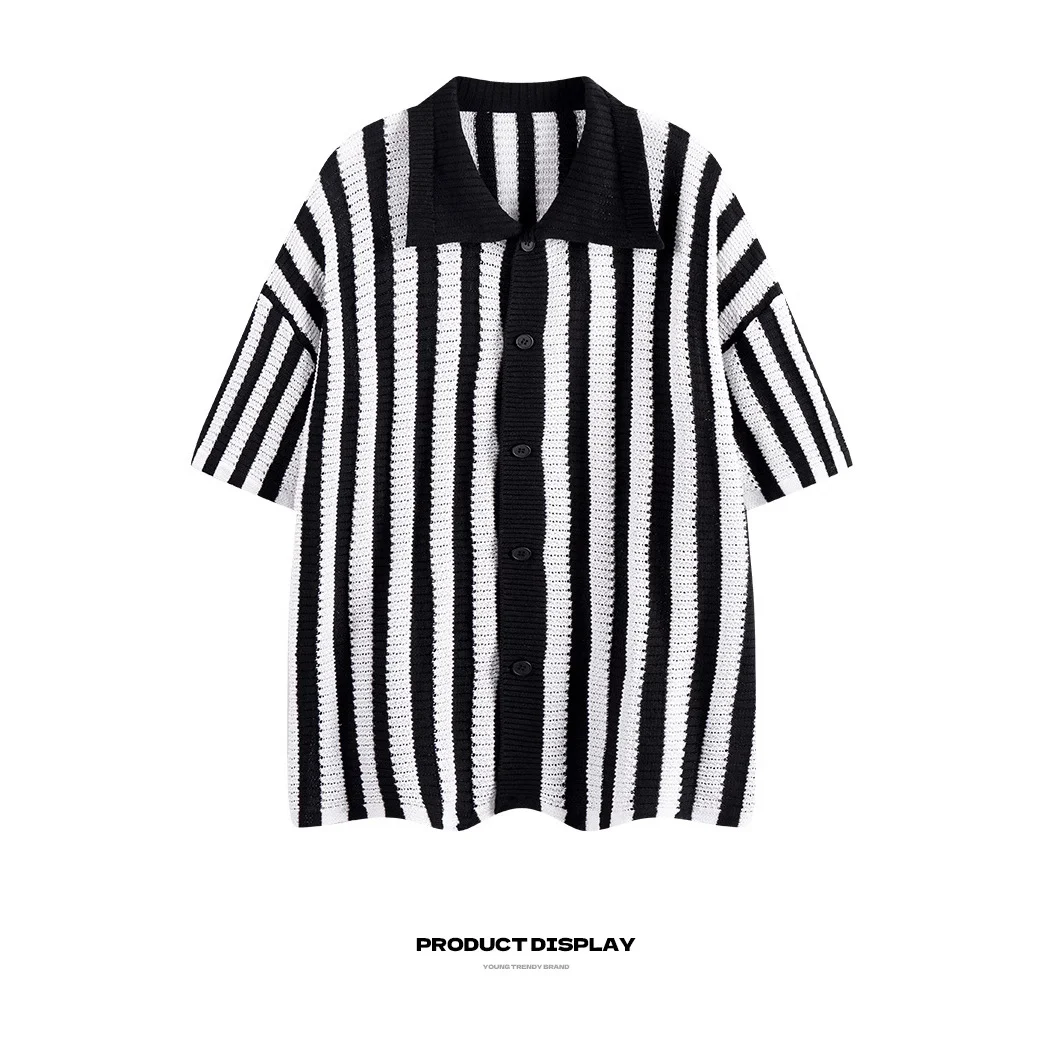 Summer New-style Streetwear Knitted Sweater — image 1