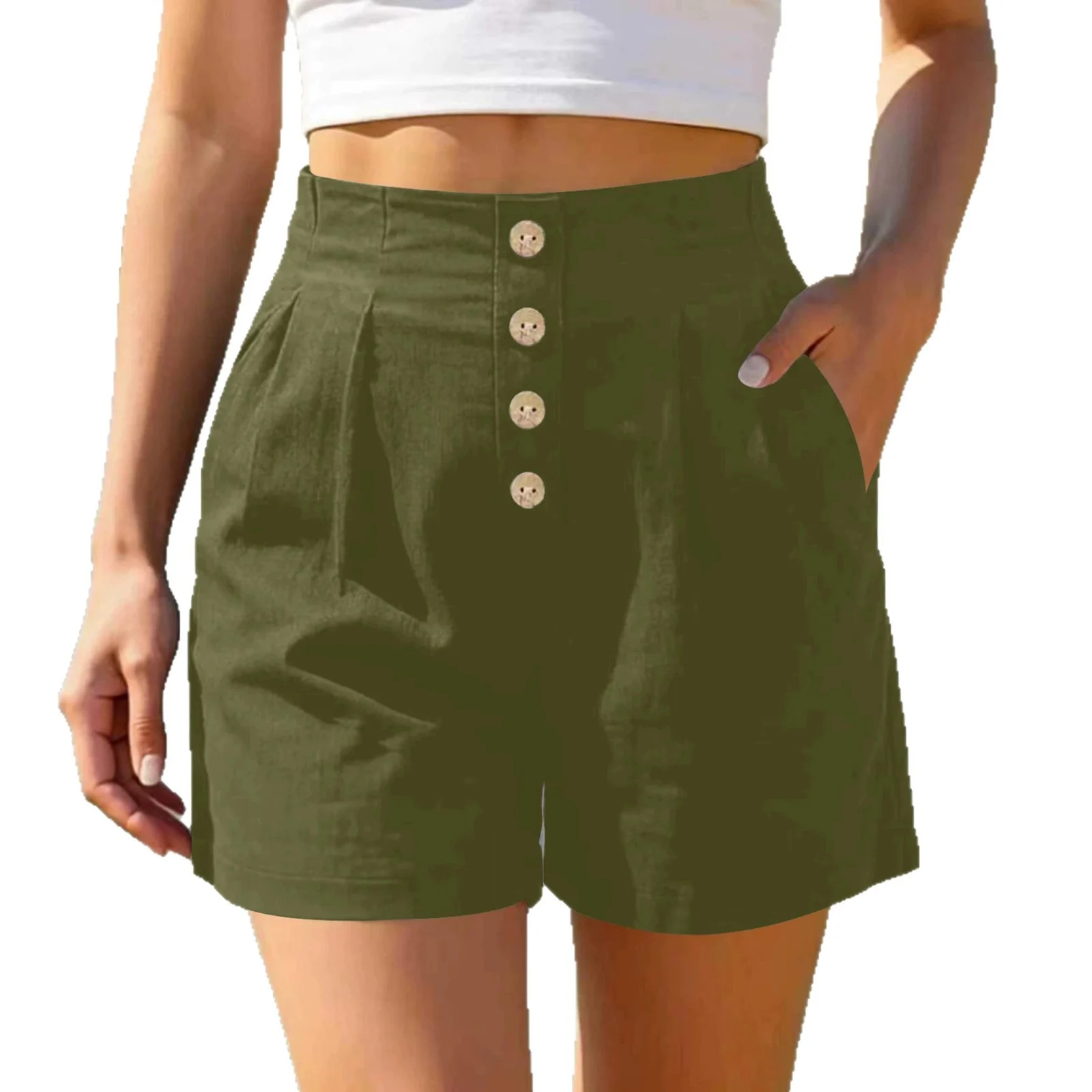 Summer New Women's Beach Casual Fashion Elegant Versatile Shorts For Women — image 5