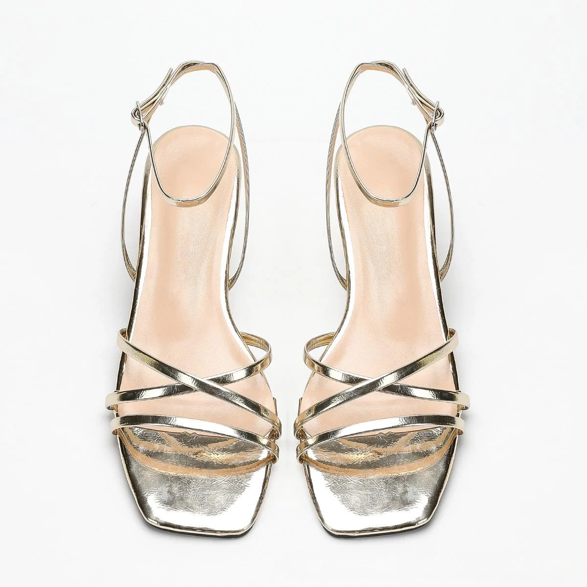 Summer New Womens Strappy Open-toe High Heels — image 3