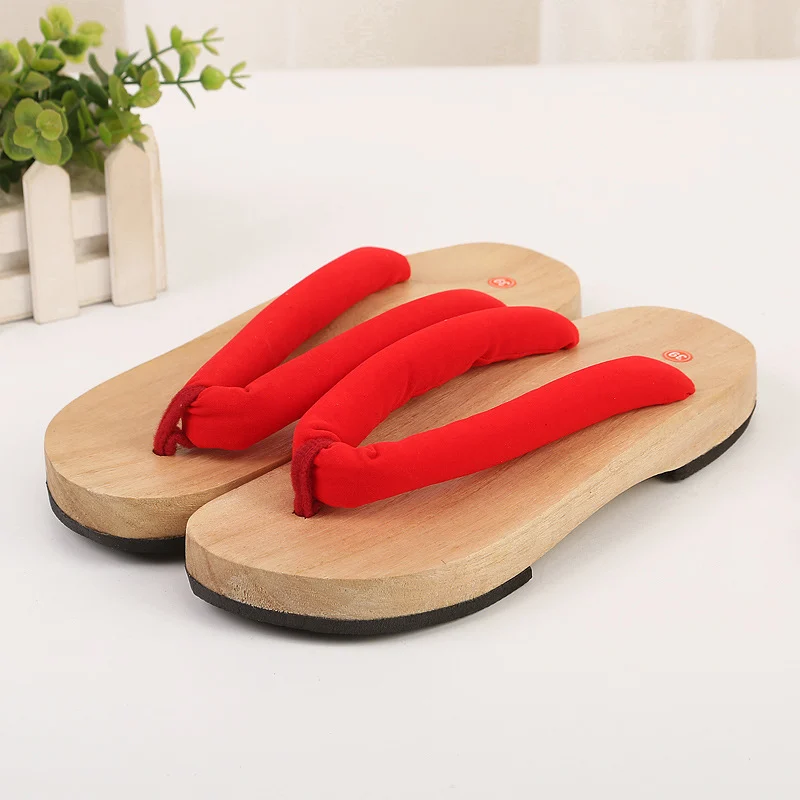 Summer Non-slip High-heel Thick-soled Wooden Clogs — image 5