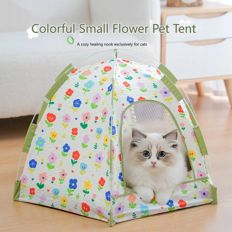 Summer Pet Tent For Cats And Dogs Breathable Heat-insulated Sun-protective — image 5