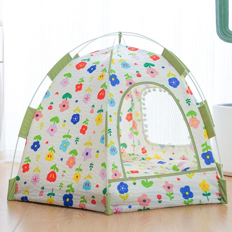 Summer Pet Tent For Cats And Dogs Breathable Heat-insulated Sun-protective — image 2