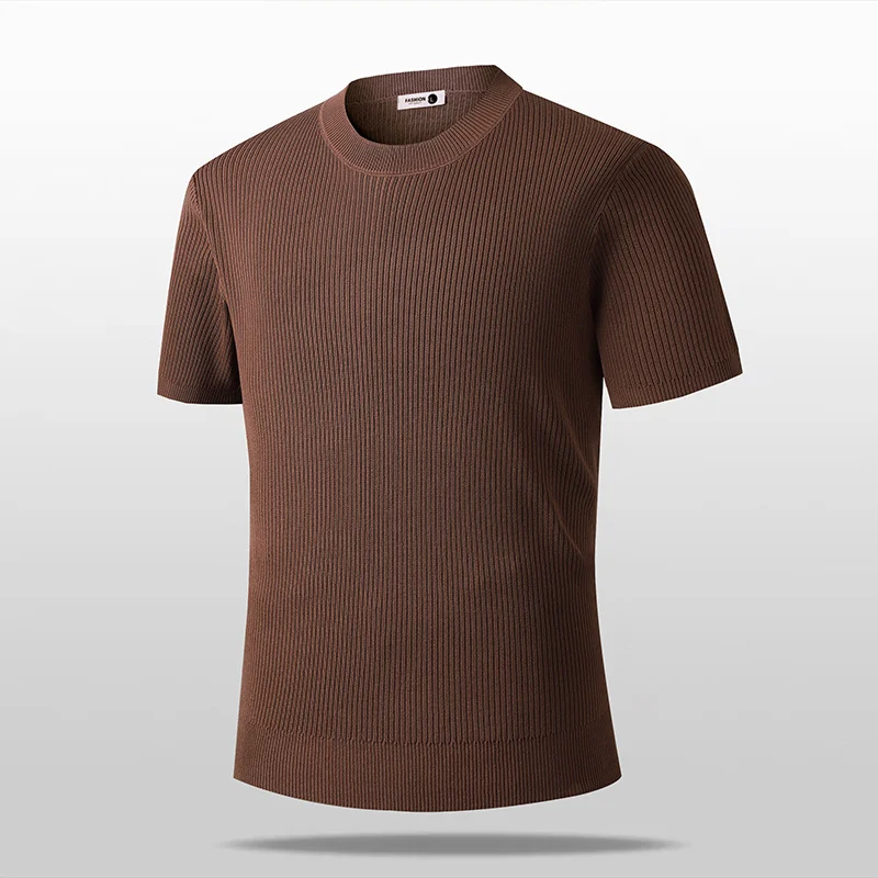 Summer Retro Solid-color Short-sleeve Top — image 5