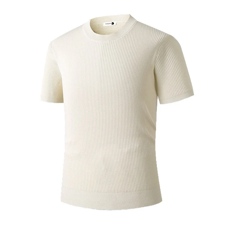 Summer Retro Solid-color Short-sleeve Top — image 4
