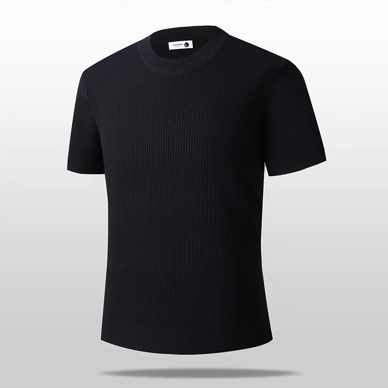 Summer Retro Solid-color Short-sleeve Top — image 7