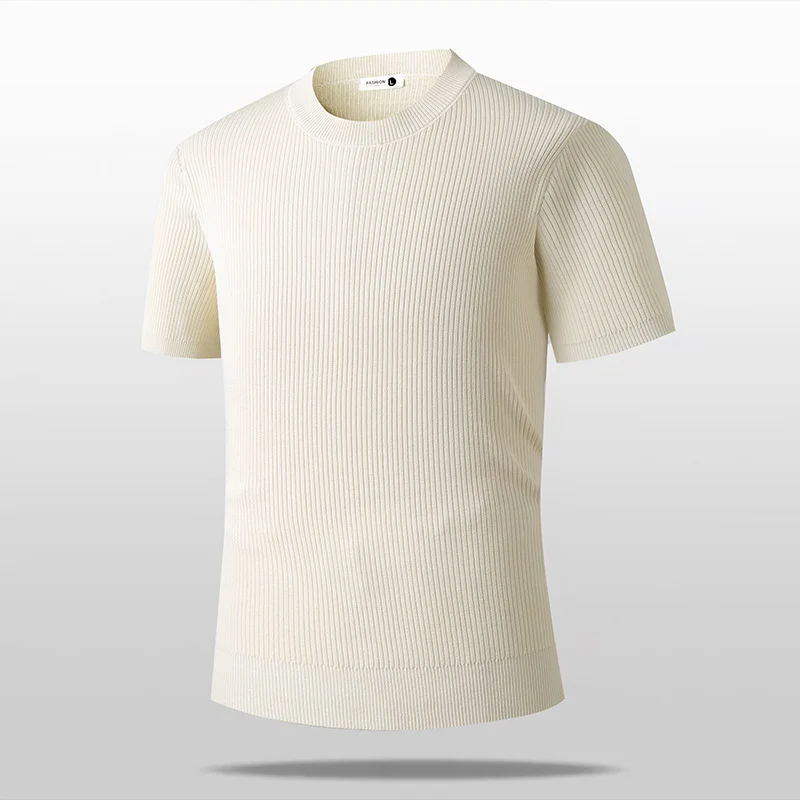 Summer Retro Solid-color Short-sleeve Top — image 6