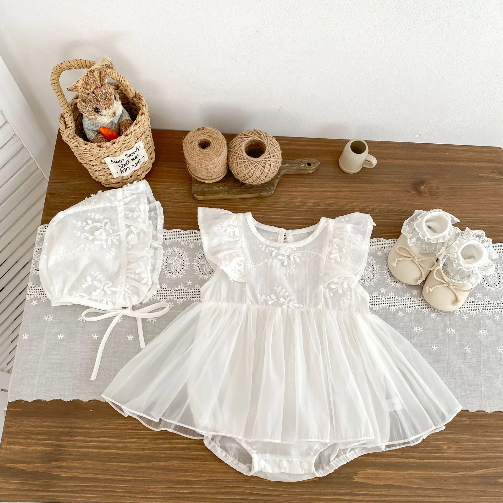 Summer Style Baby Mesh Bag Fart Dress Western-style Flower Princess For Women — image 1