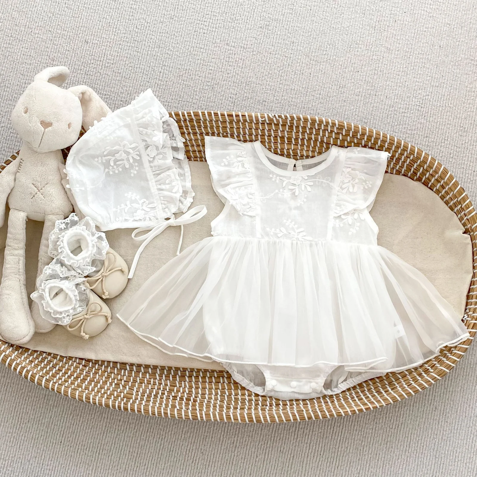 Summer Style Baby Mesh Bag Fart Dress Western-style Flower Princess For Women — image 5