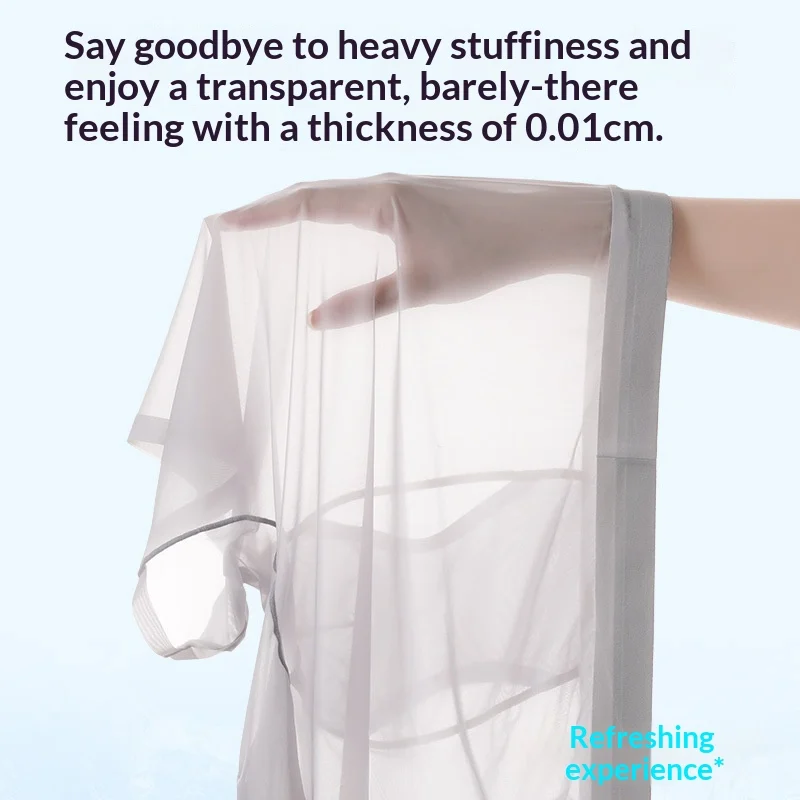 Summer Transparent 10A Antibacterial Men's Seamless Boxer Briefs — image 1