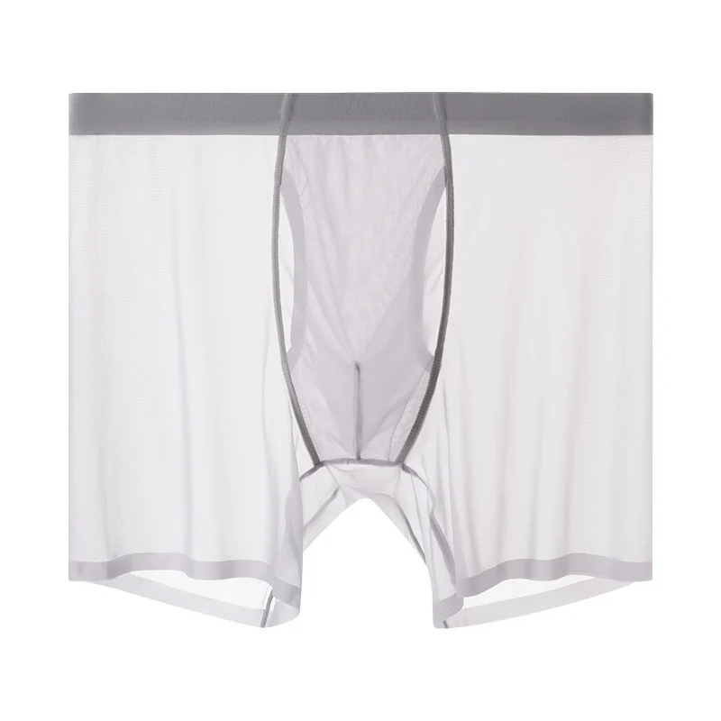 Summer Transparent 10A Antibacterial Men's Seamless Boxer Briefs — image 3