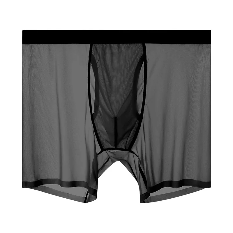 Summer Transparent 10A Antibacterial Men's Seamless Boxer Briefs — image 7