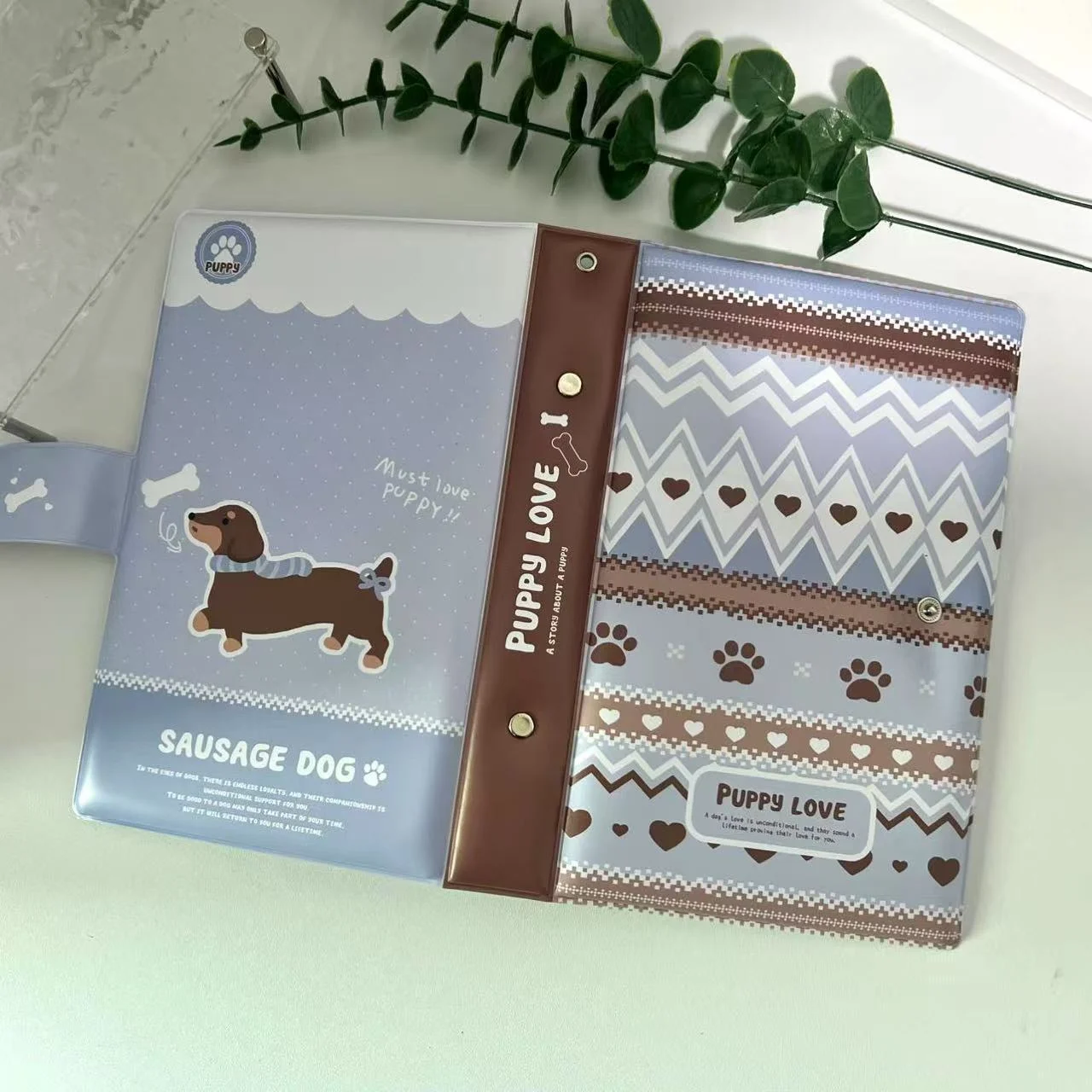 Supply Of Original Blue Polka-dot Card Storage Albums — image 2