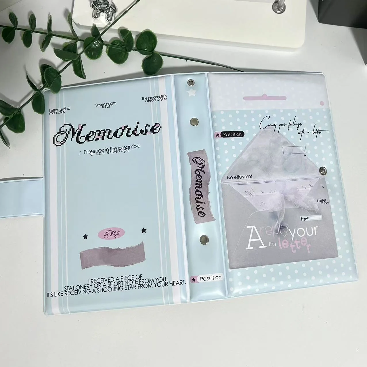 Supply Of Original Blue Polka-dot Card Storage Albums — image 8