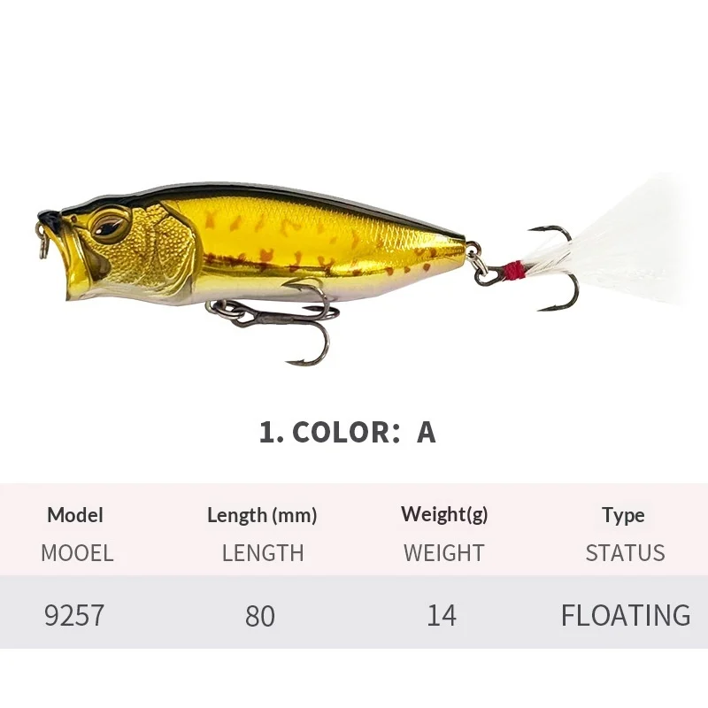 Surface Line Splash Inducing Long Cast Bio Mimetic Lure — image 6