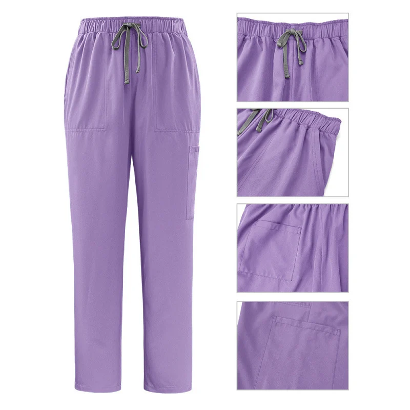 Surgical Straight-leg Pants With Digital Printing — image 3
