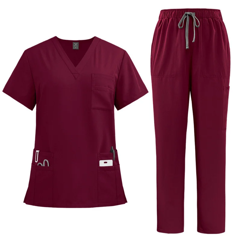 Surgical Straight-leg Pants With Digital Printing — image 12