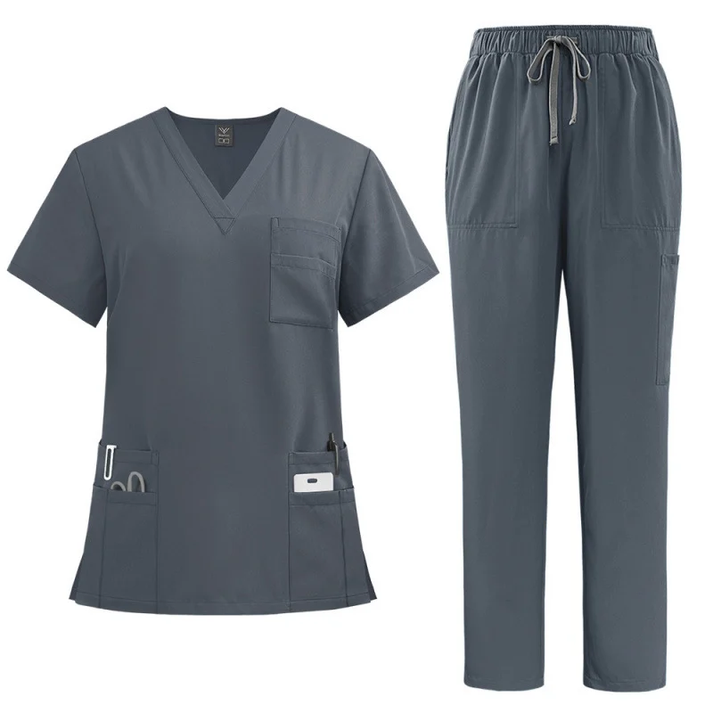 Surgical Straight-leg Pants With Digital Printing — image 11