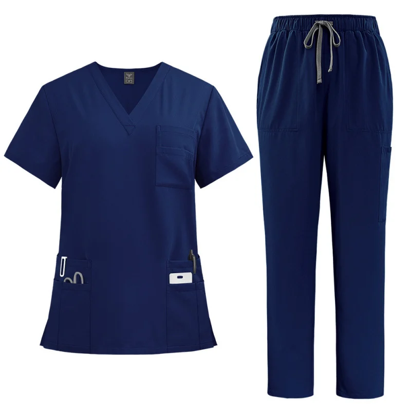 Surgical Straight-leg Pants With Digital Printing — image 4