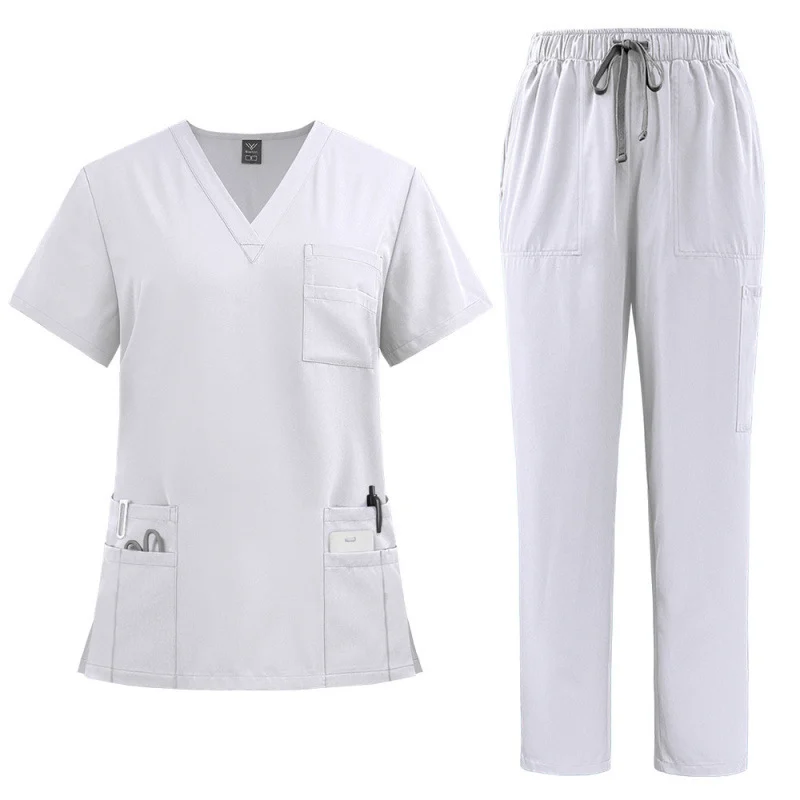 Surgical Straight-leg Pants With Digital Printing — image 9