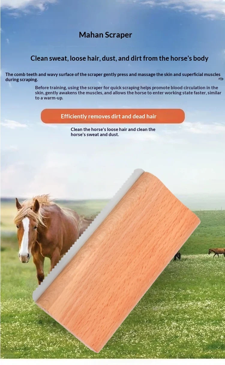 Sweat Removal And Mud-scraping Grooming Tool For Horses — image 4