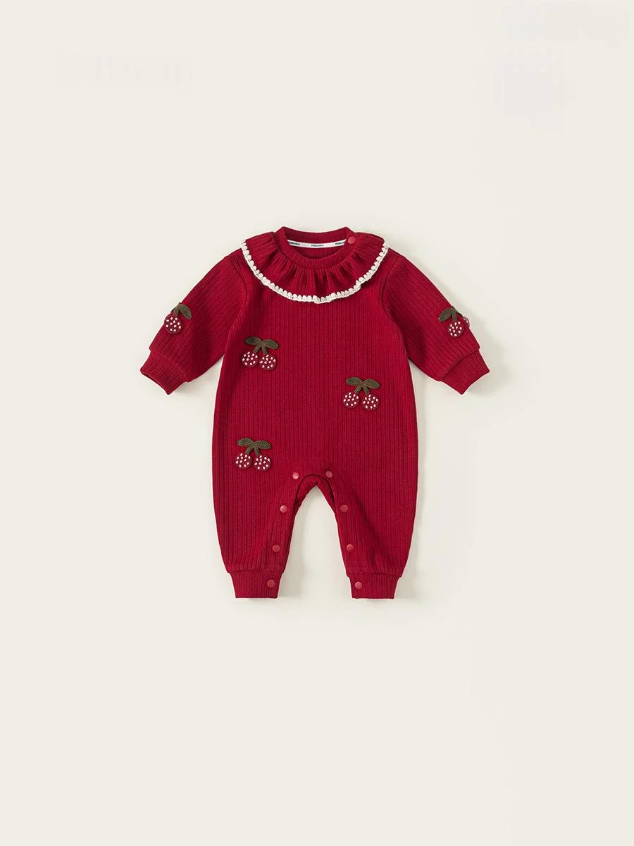 Sweet Ruffled Romper For Baby Girls — image 5
