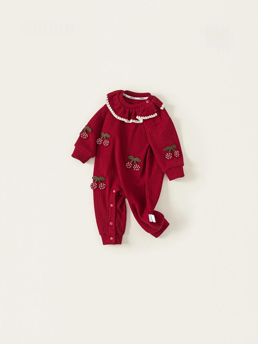 Sweet Ruffled Romper For Baby Girls — image 4